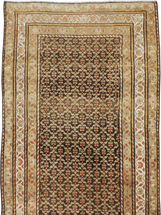 Vintage Persian Kurdish Runner, No.22799 - Staging