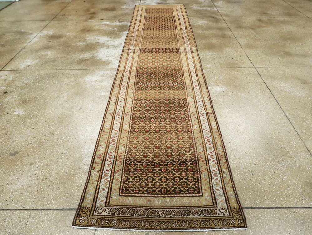 Vintage Persian Kurdish Runner, No.22799 - Staging