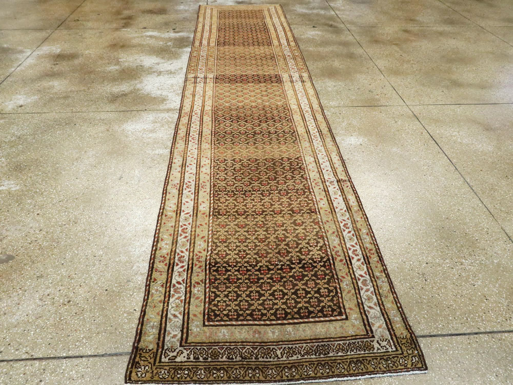 Vintage Persian Kurdish Runner, No.22799 - Staging