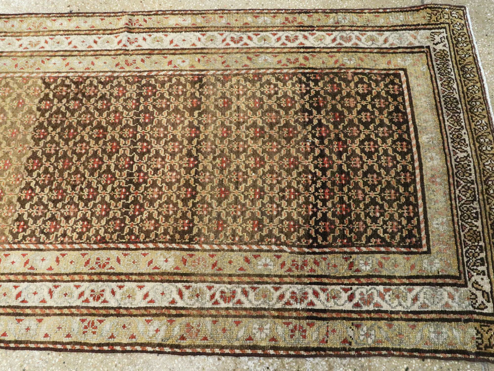 Vintage Persian Kurdish Runner, No.22799 - Staging