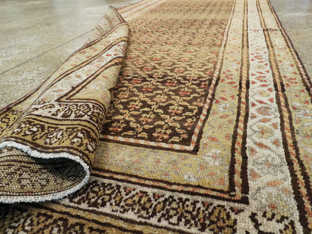 Vintage Persian Kurdish Runner, No.22799 - Staging