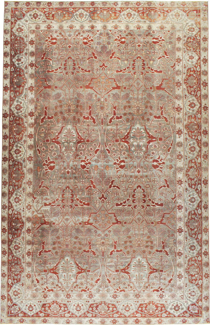 Antique Persian Tabriz Carpet, No.22807 - Staging