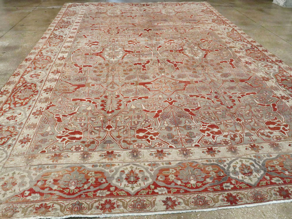 Antique Persian Tabriz Carpet, No.22807 - Staging
