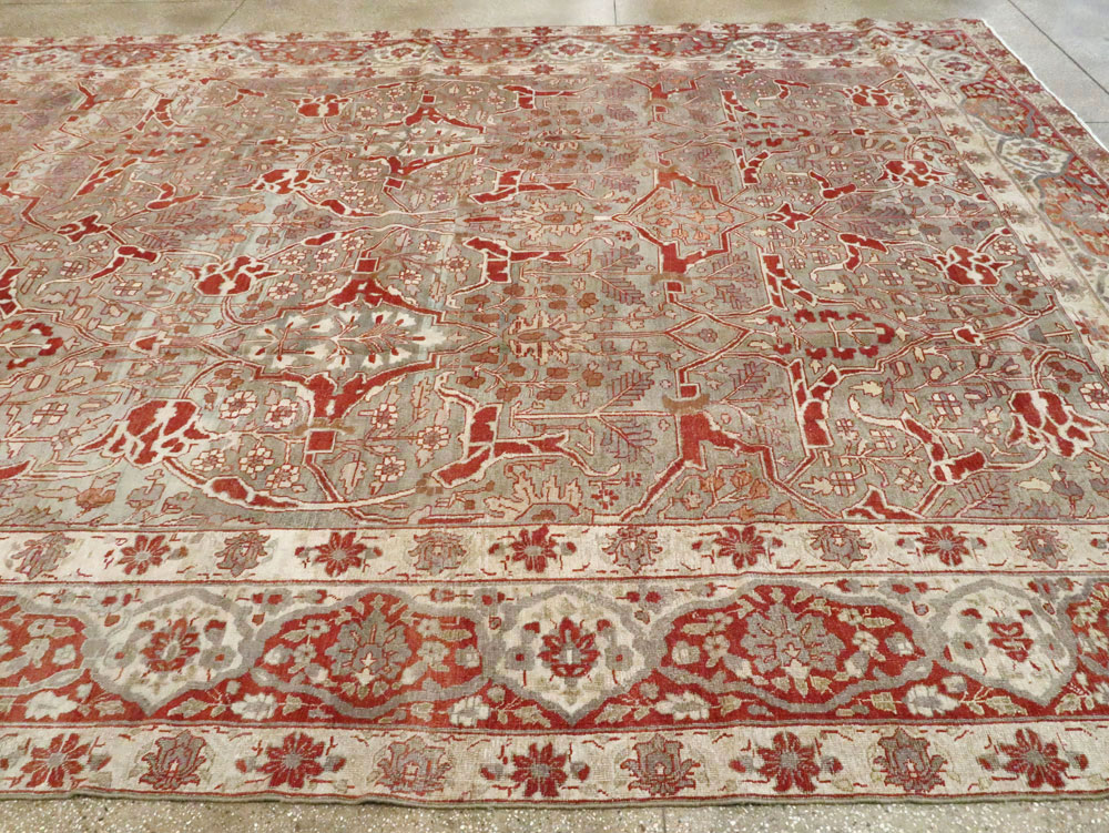 Antique Persian Tabriz Carpet, No.22807 - Staging