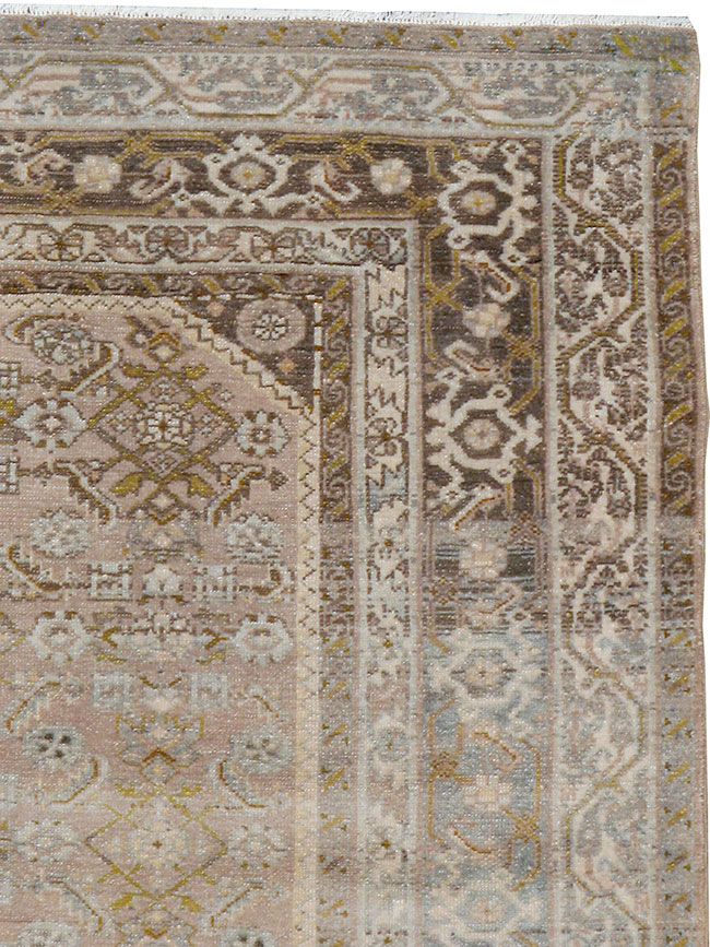 Vintage Malayer Square Rug, No.22810 - Staging