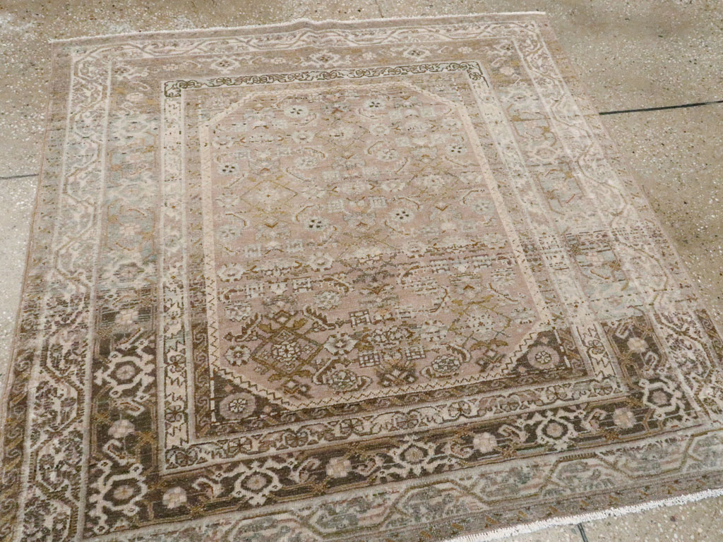 Vintage Malayer Square Rug, No.22810 - Staging