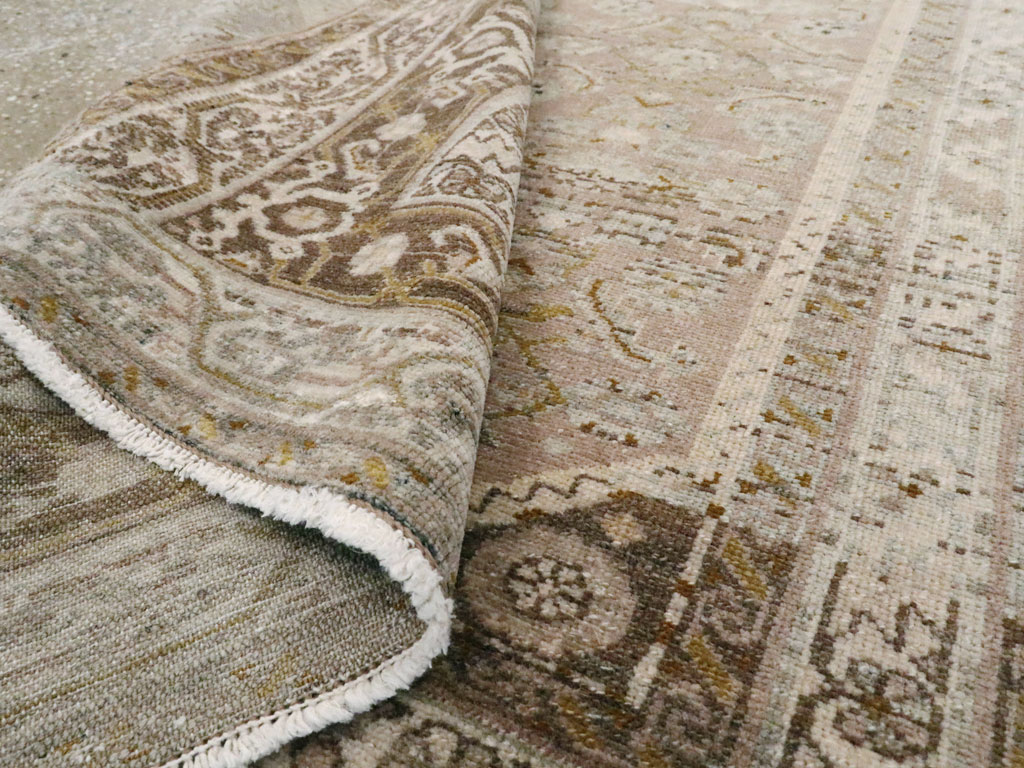 Vintage Malayer Square Rug, No.22810 - Staging