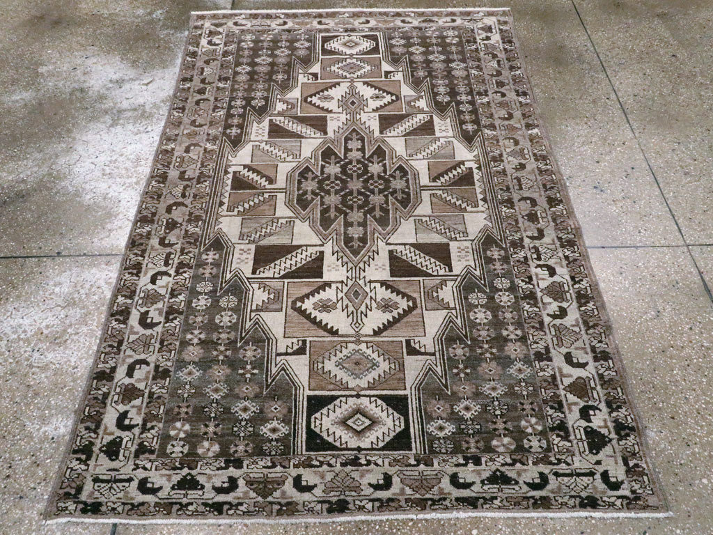 Antique Persian Malayer Rug, No.22831 - Staging