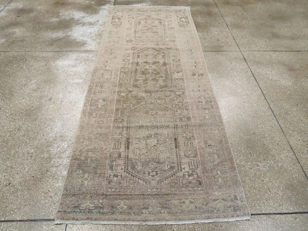 Vintage Persian Malayer Rug, No.22836 - Staging