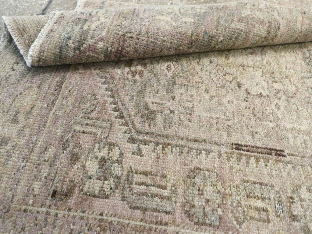 Vintage Persian Malayer Rug, No.22836 - Staging