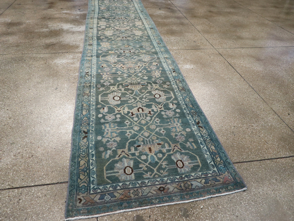 Vintage Persian Malayer Runner, No.22837 - Staging