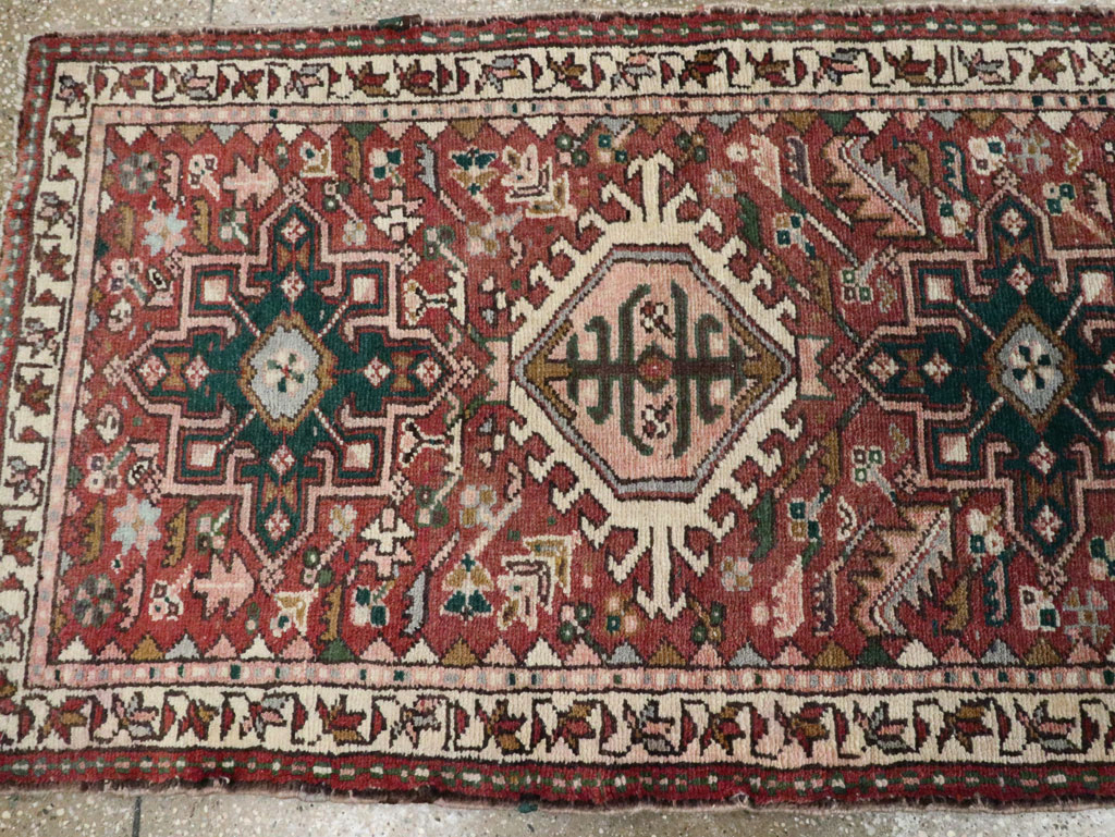 Vintage Persian Karajeh Runner, No.22848 - Staging