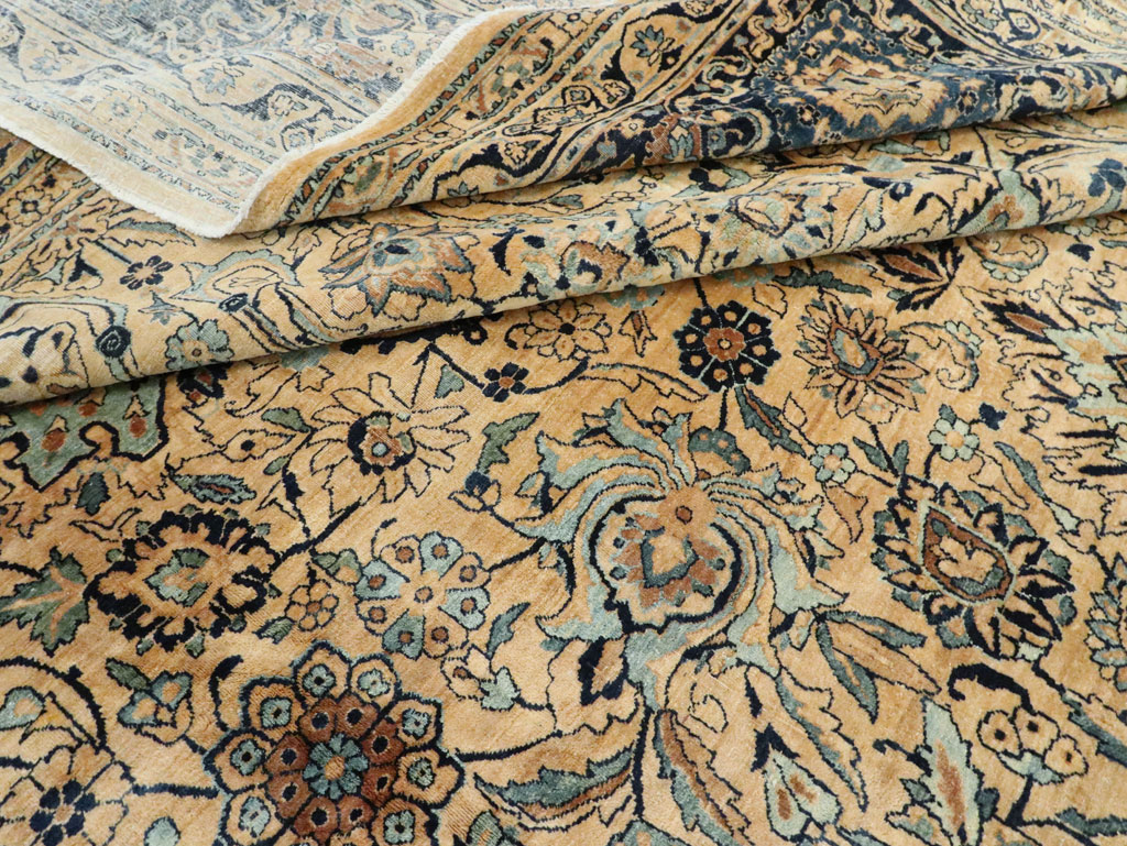 Antique Persian Lavar Kerman Carpet, No.22849 - Staging