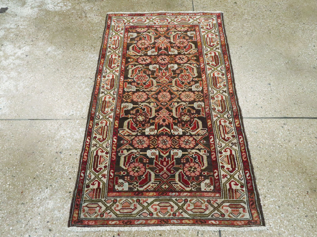 Vintage Persian Malayer Rug, No.22856 - Staging
