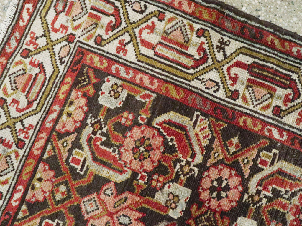 Vintage Persian Malayer Rug, No.22856 - Staging