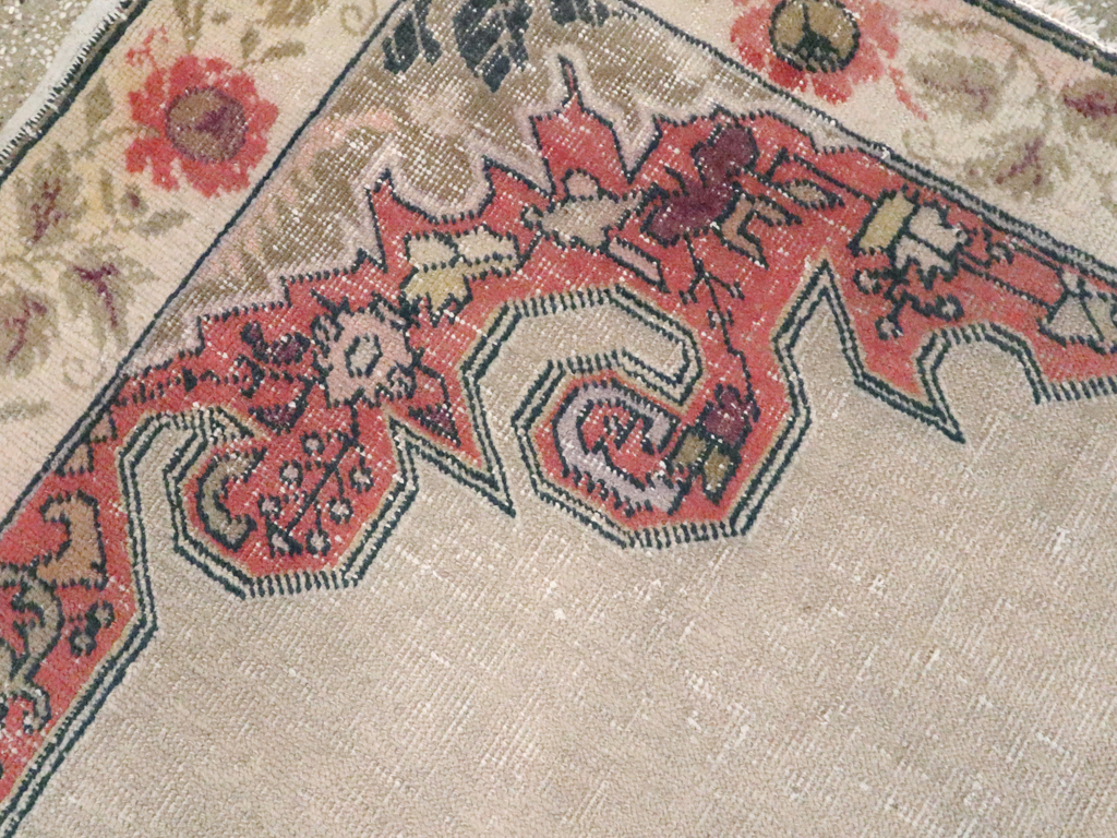 Antique Turkish Sivas Pictorial Rug, No.22858 - Staging