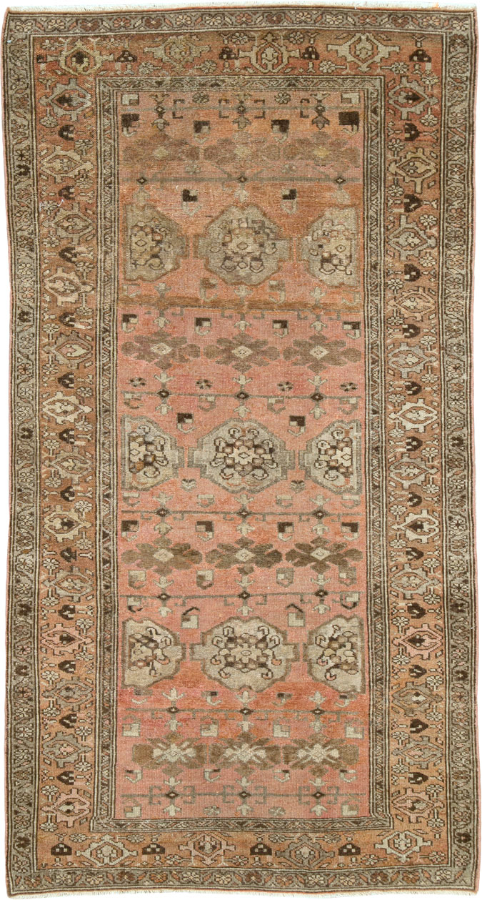 Vintage Persian Malayer Rug, No.22865 - Staging