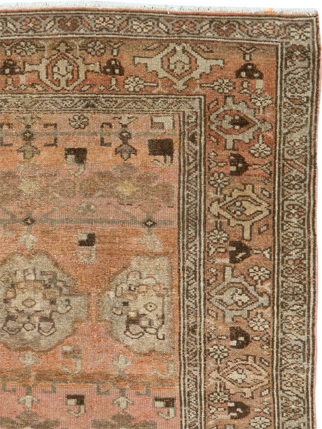Vintage Persian Malayer Rug, No.22865 - Staging