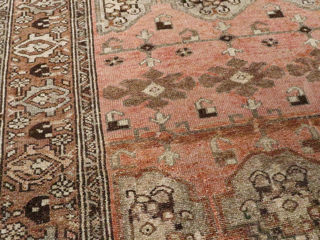 Vintage Persian Malayer Rug, No.22865 - Staging