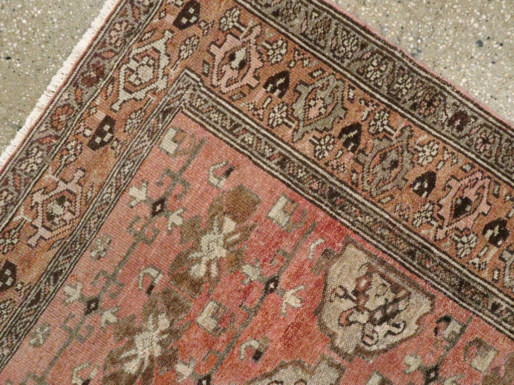 Vintage Persian Malayer Rug, No.22865 - Staging