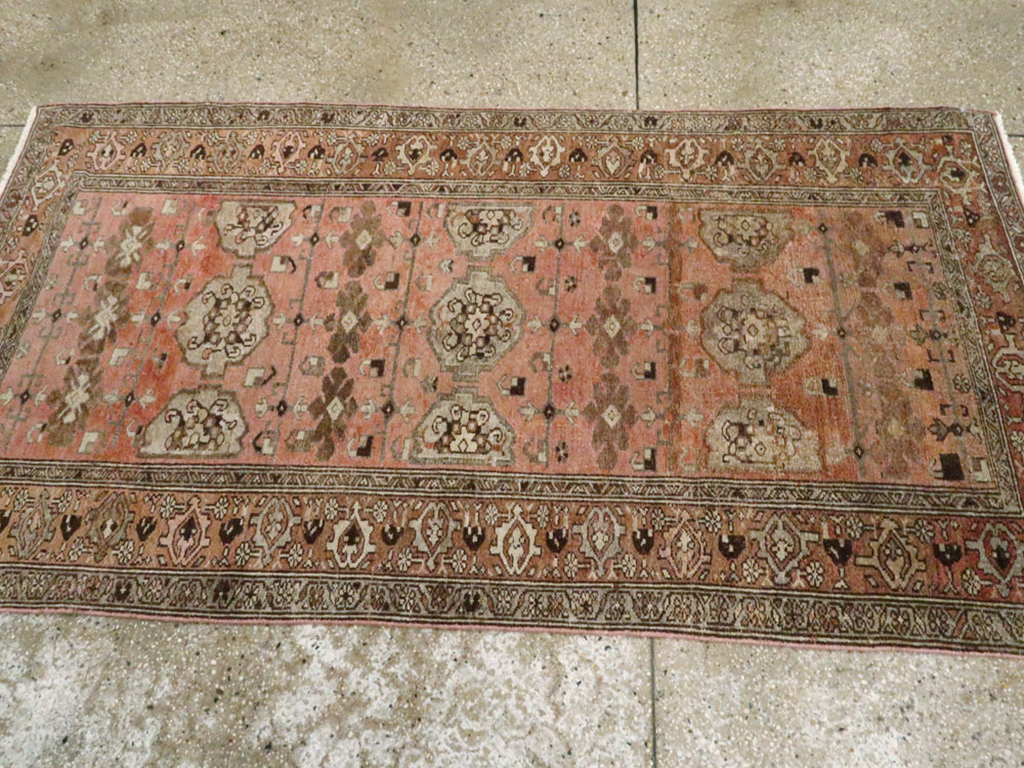 Vintage Persian Malayer Rug, No.22865 - Staging