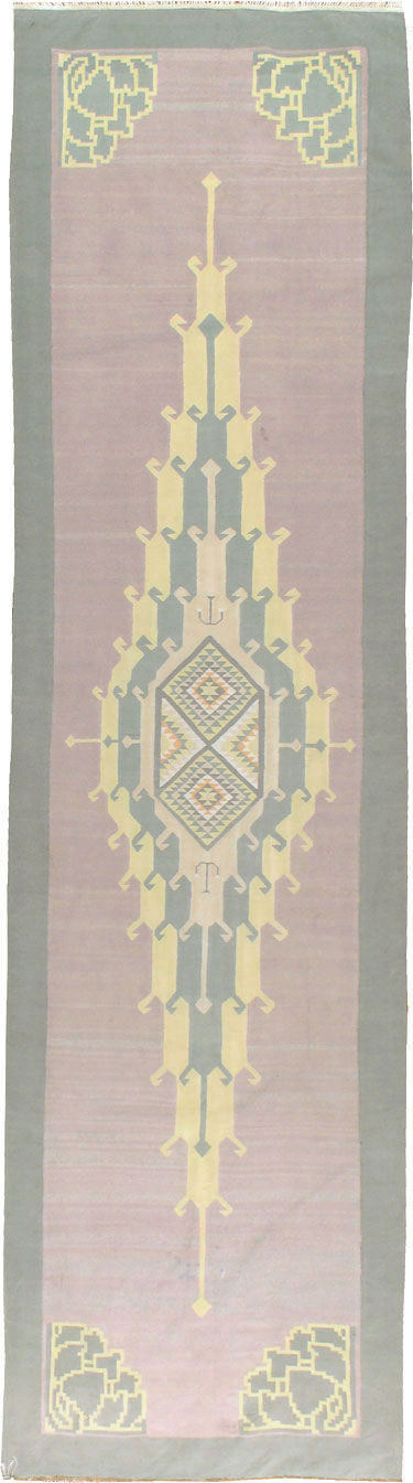 Vintage Indian Dhurrie Runner, No.22866 - Staging