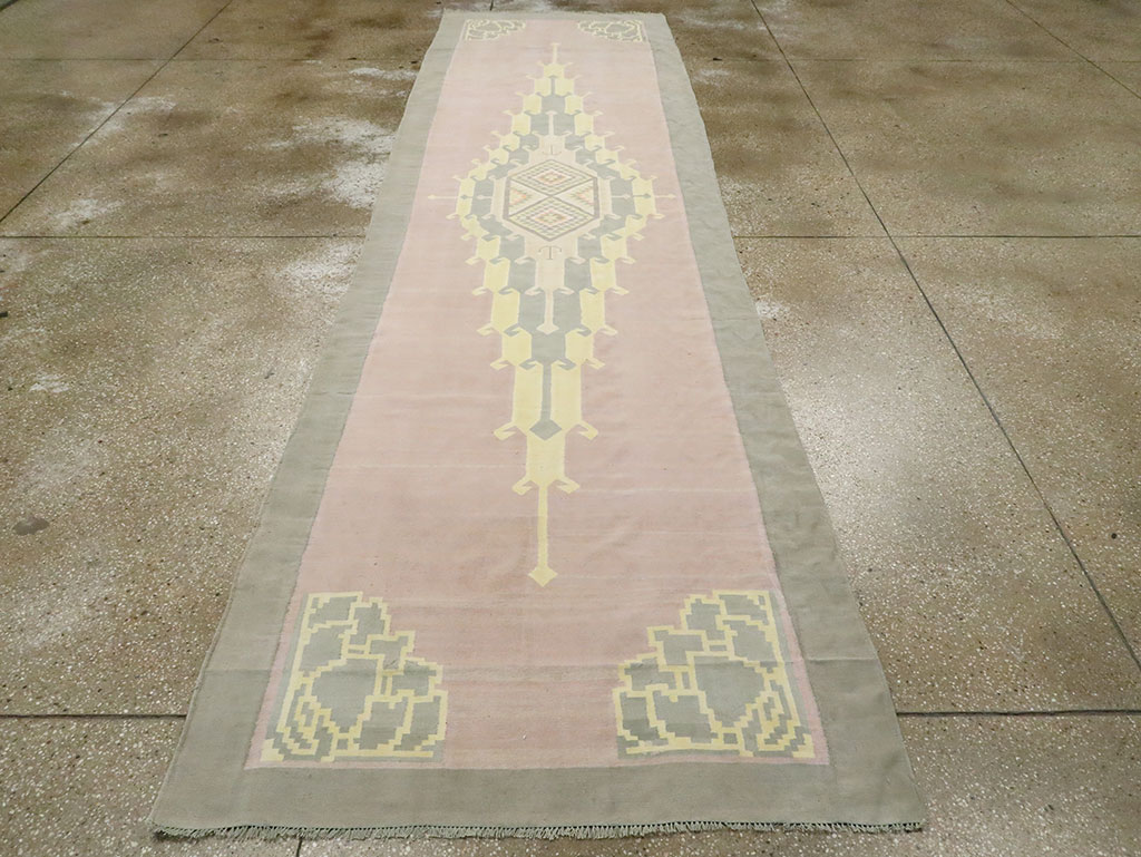 Vintage Indian Dhurrie Runner, No.22866 - Staging