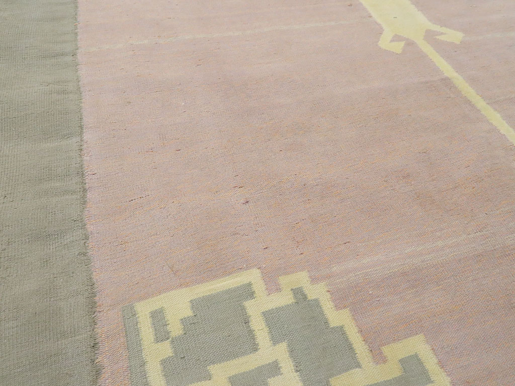 Vintage Indian Dhurrie Runner, No.22866 - Staging