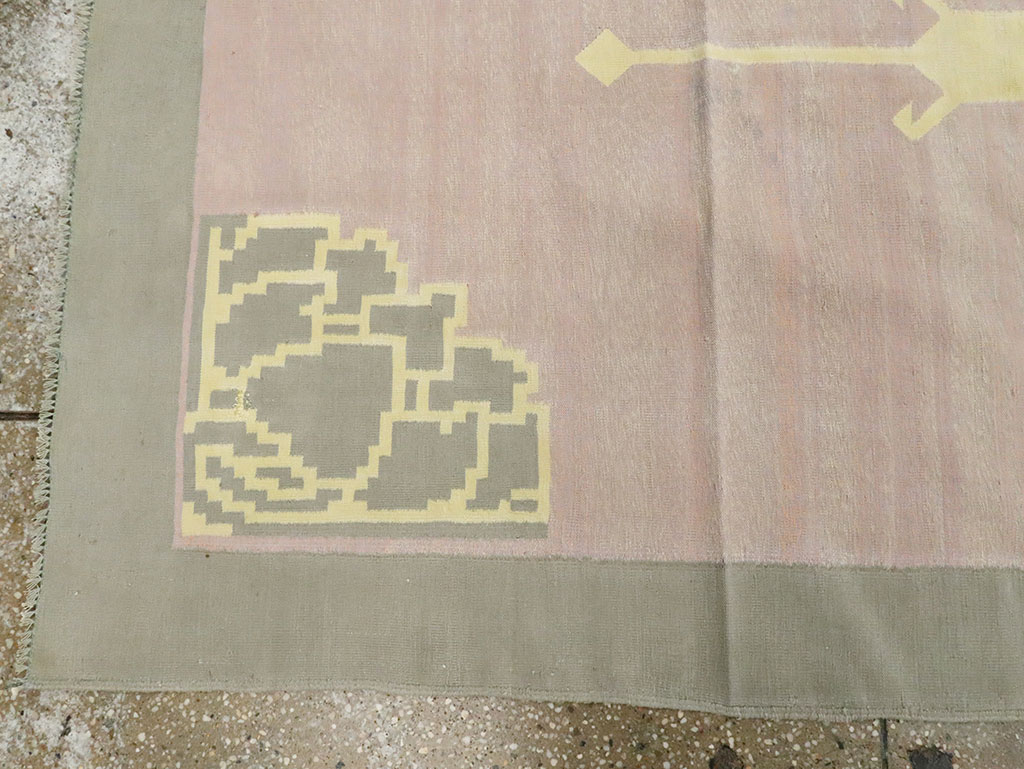 Vintage Indian Dhurrie Runner, No.22866 - Staging