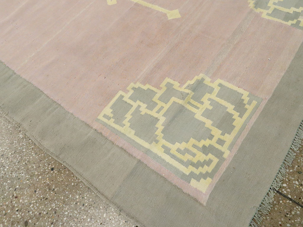 Vintage Indian Dhurrie Runner, No.22866 - Staging