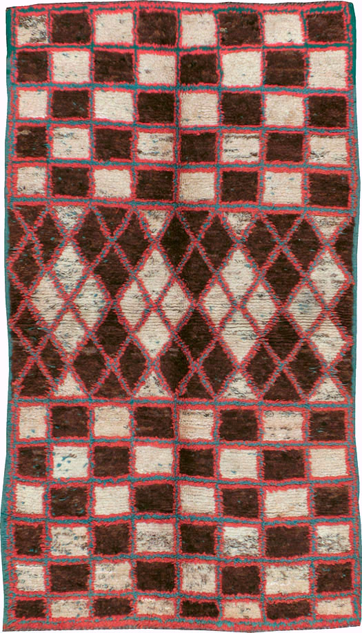 Vintage Moroccan Rug, No.22869 - Staging