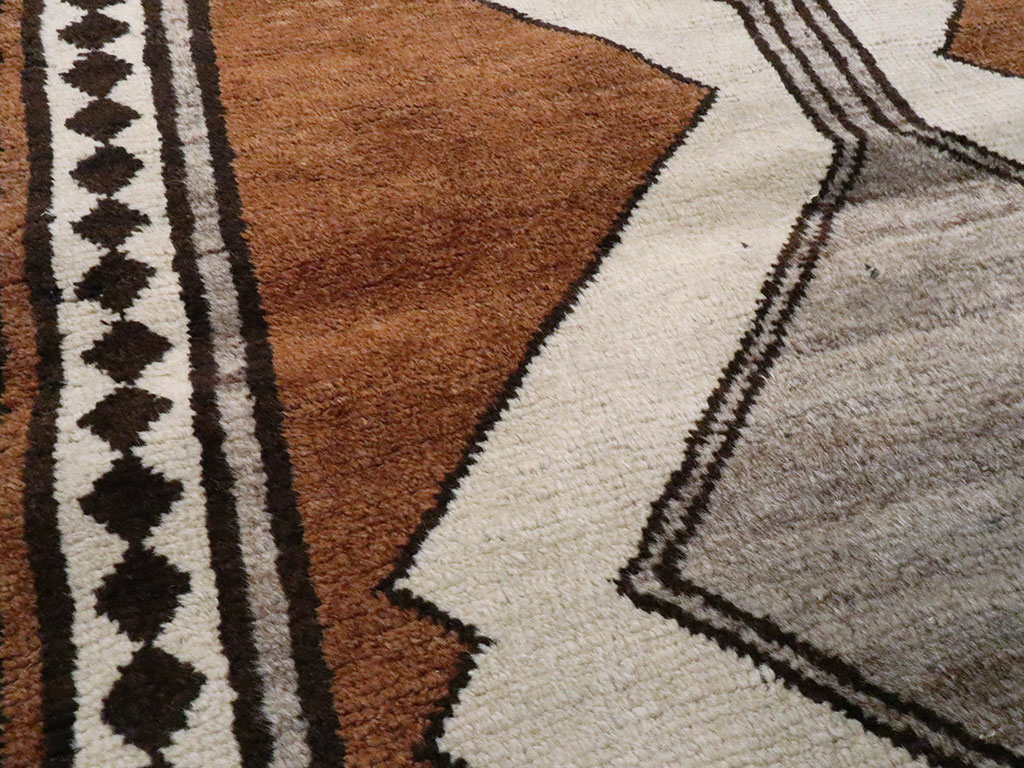 Vintage Persian Gabbeh Rug, No.22892 - Staging