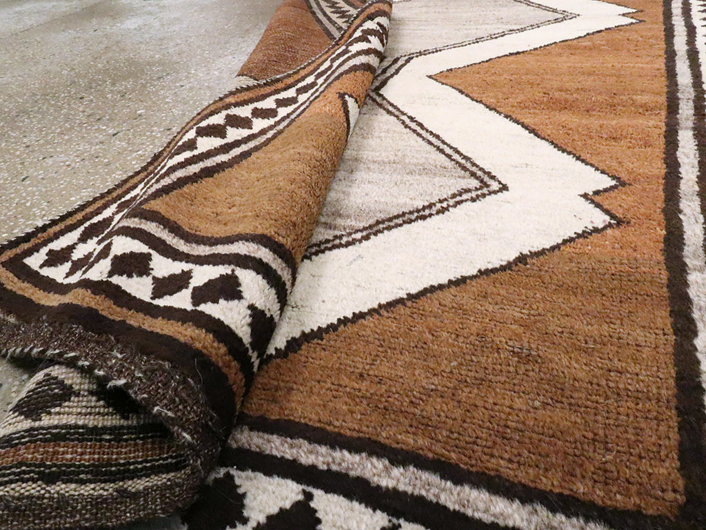 Vintage Persian Gabbeh Rug, No.22892 - Staging