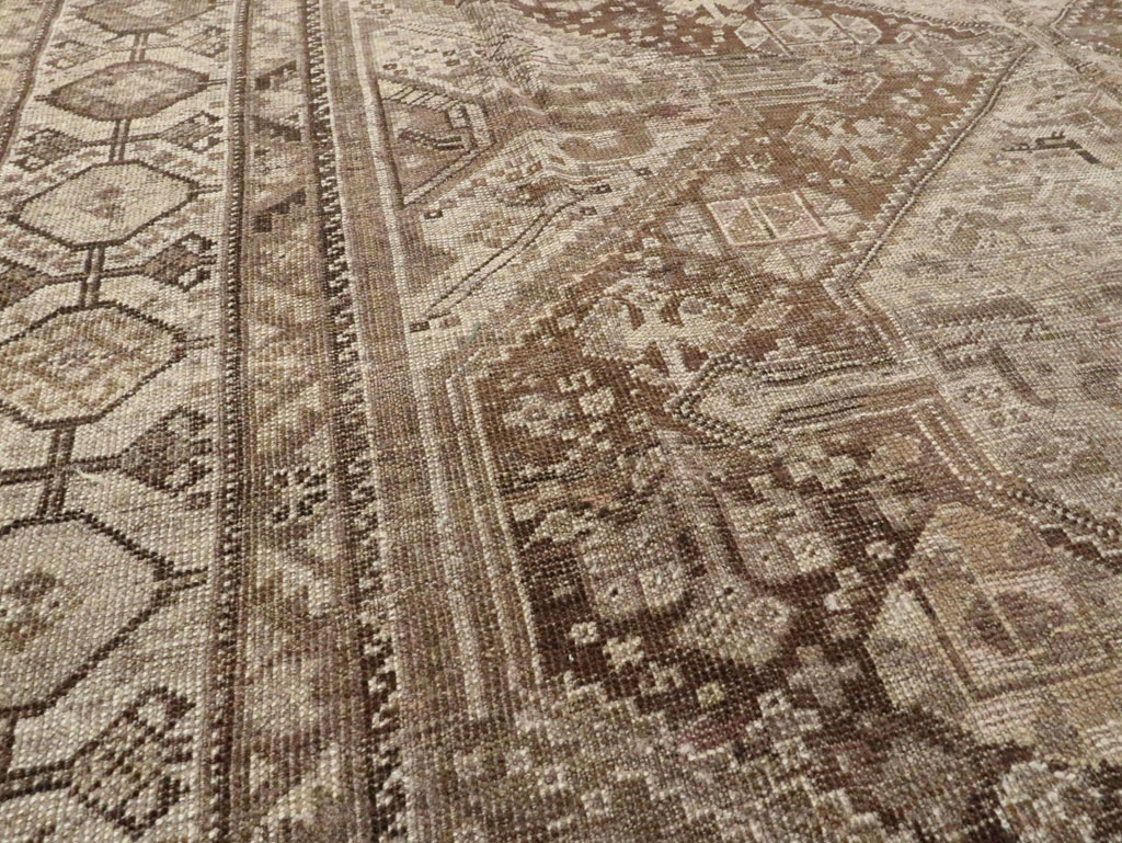 Vintage Persian Shiraz Carpet, No.22895 - Staging