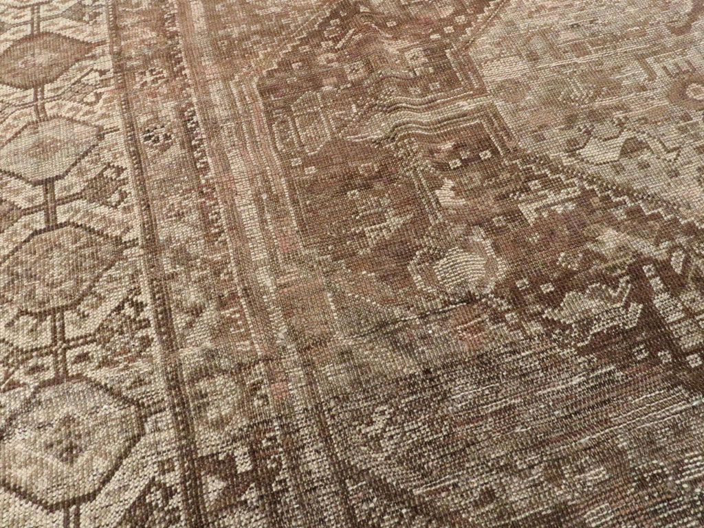 Vintage Persian Shiraz Carpet, No.22895 - Staging