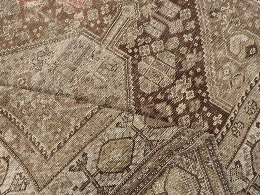 Vintage Persian Shiraz Carpet, No.22895 - Staging