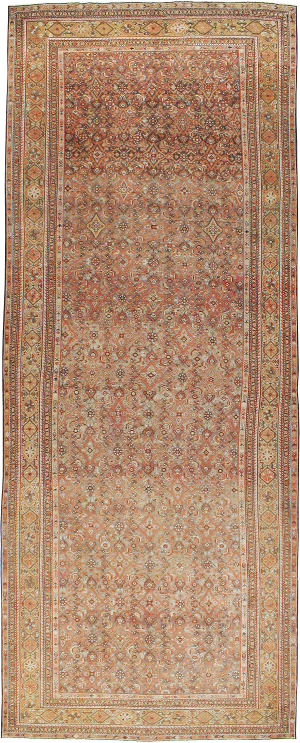 Antique Persian Malayer Gallery Carpet, No.22907 - Staging