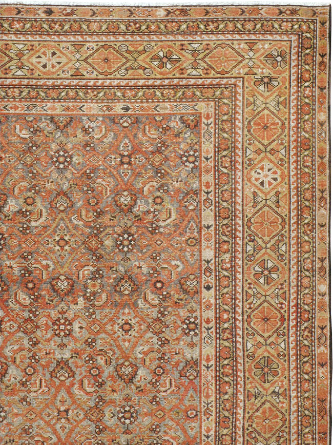 Antique Persian Malayer Gallery Carpet, No.22907 - Staging