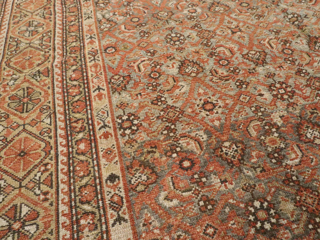 Antique Persian Malayer Gallery Carpet, No.22907 - Staging