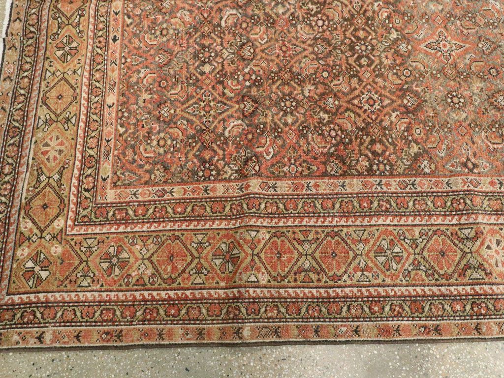 Antique Persian Malayer Gallery Carpet, No.22907 - Staging