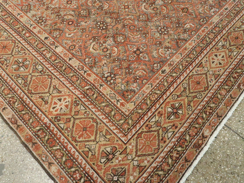 Antique Persian Malayer Gallery Carpet, No.22907 - Staging