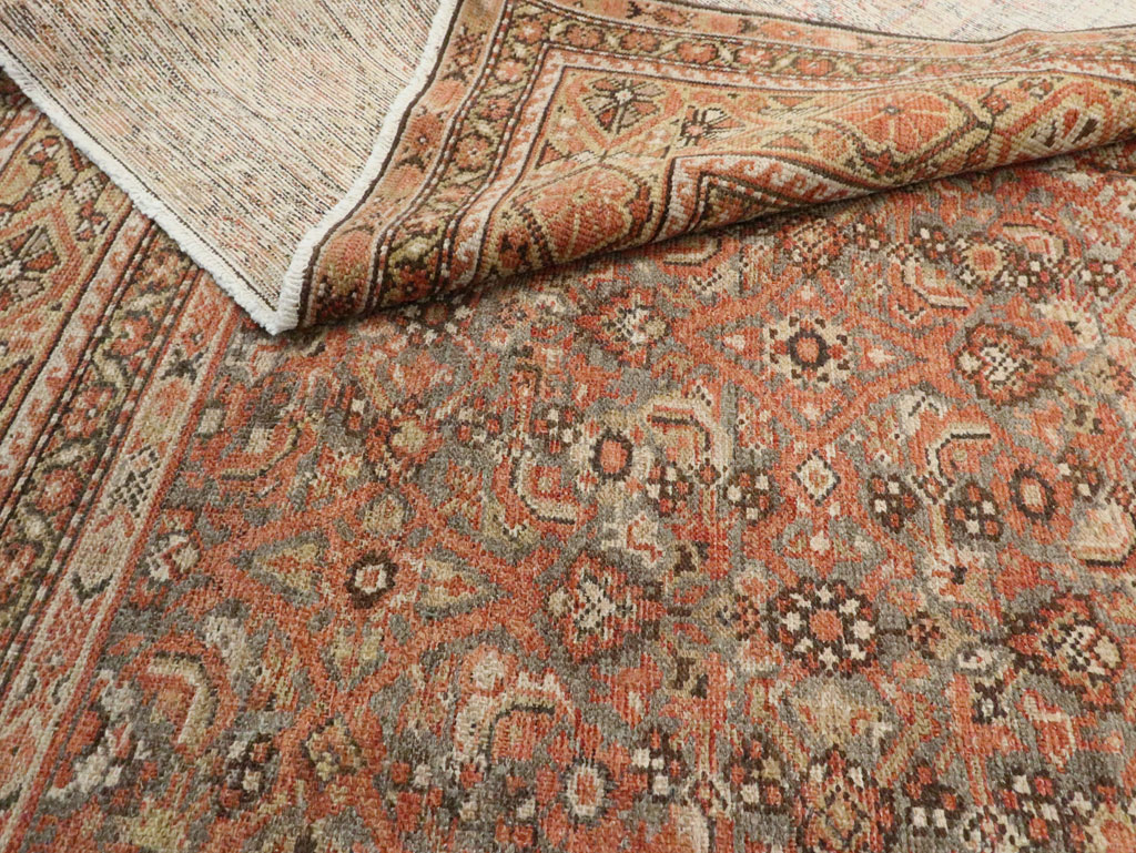 Antique Persian Malayer Gallery Carpet, No.22907 - Staging