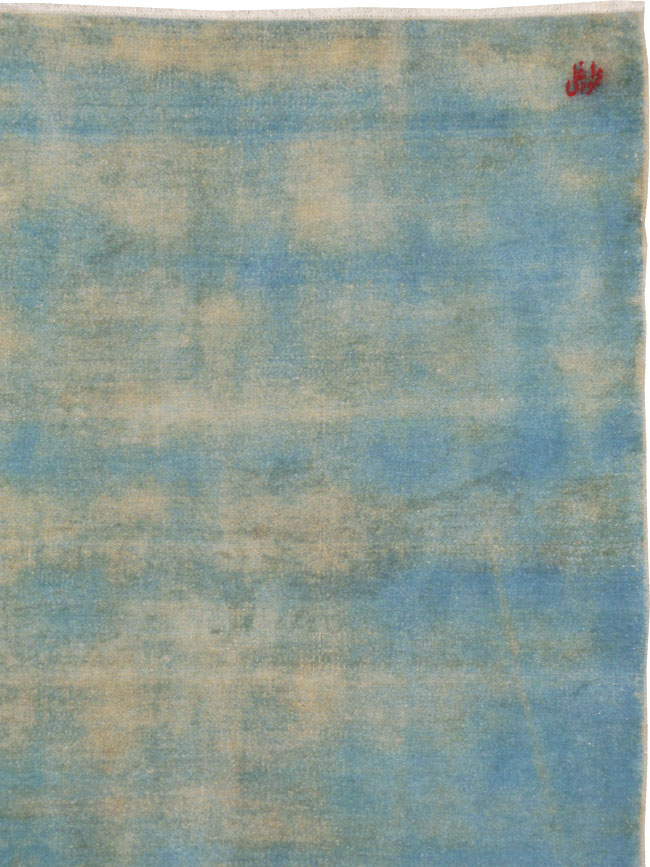 Vintage Persian Modernist Art-Deco Carpet, No.22909 - Staging