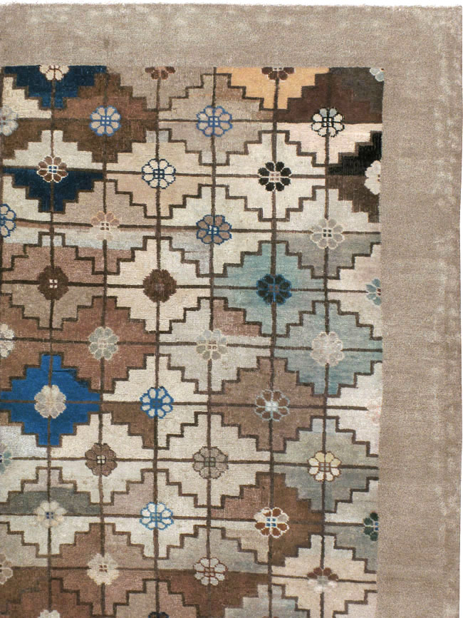 Antique Chinese Mongolian Carpet, No.22910 - Staging