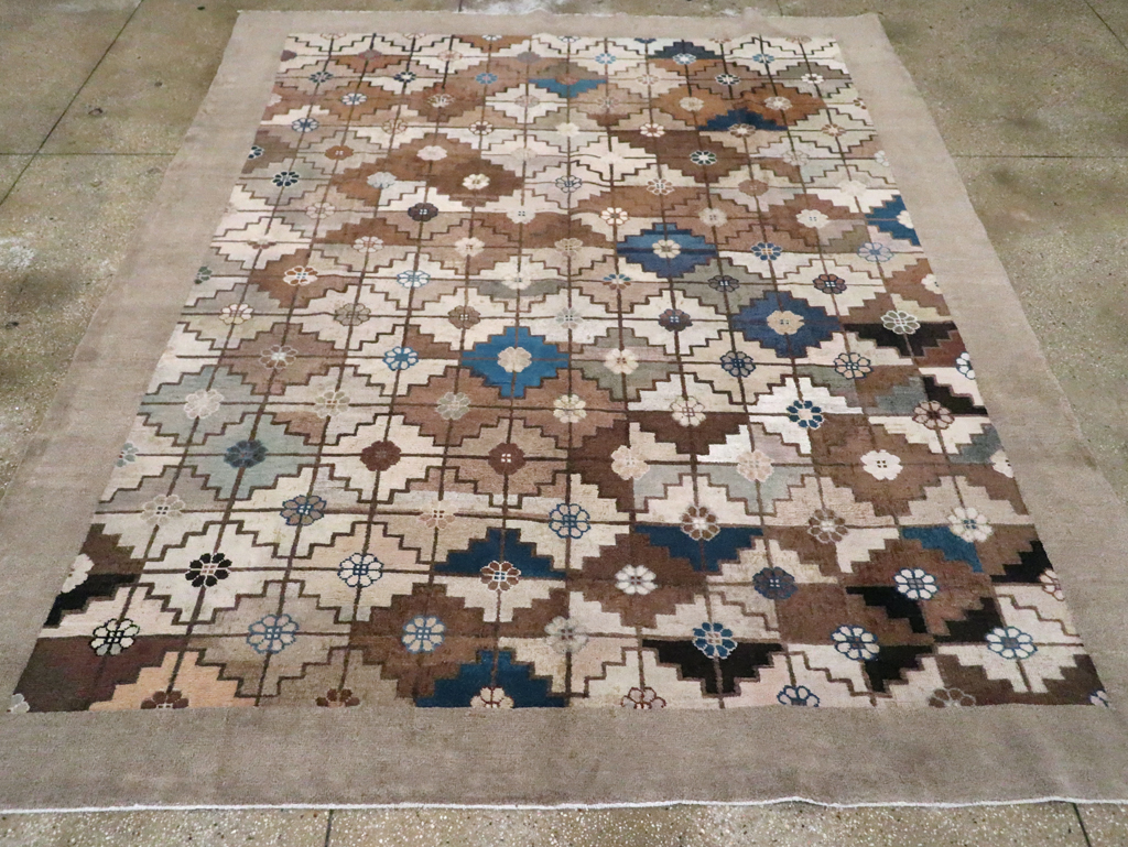 Antique Chinese Mongolian Carpet, No.22910 - Staging