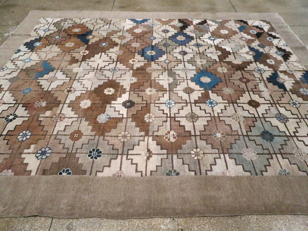 Antique Chinese Mongolian Carpet, No.22910 - Staging