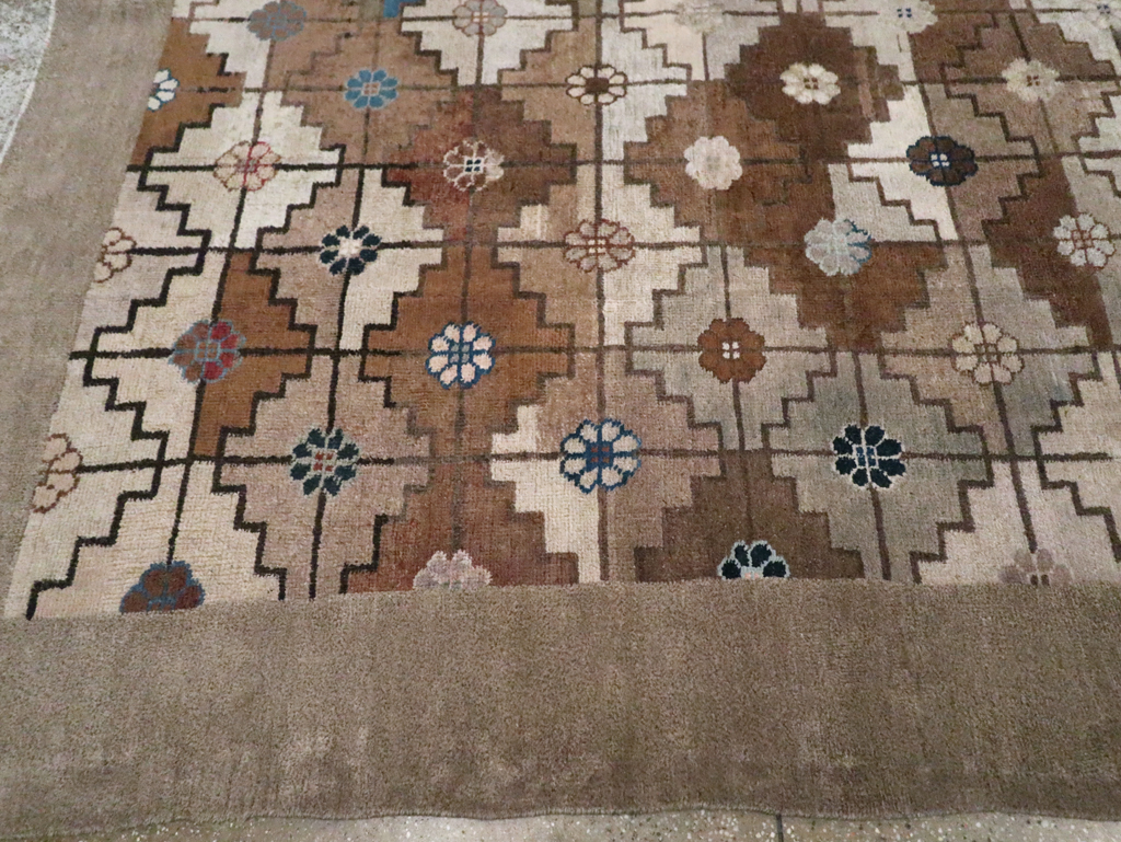 Antique Chinese Mongolian Carpet, No.22910 - Staging