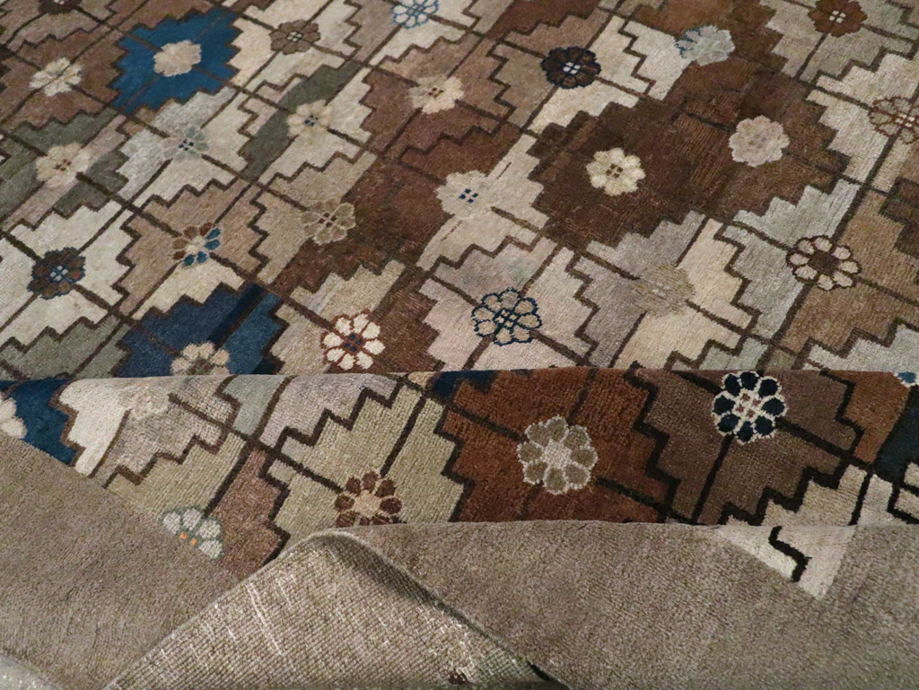 Antique Chinese Mongolian Carpet, No.22910 - Staging