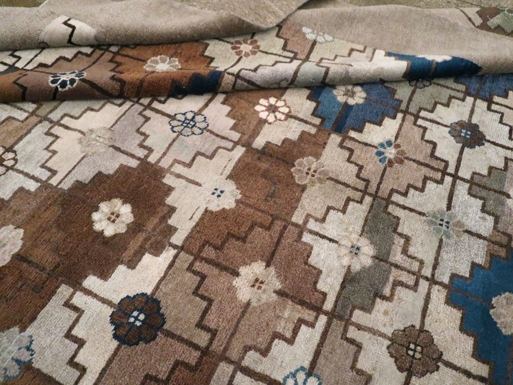 Antique Chinese Mongolian Carpet, No.22910 - Staging