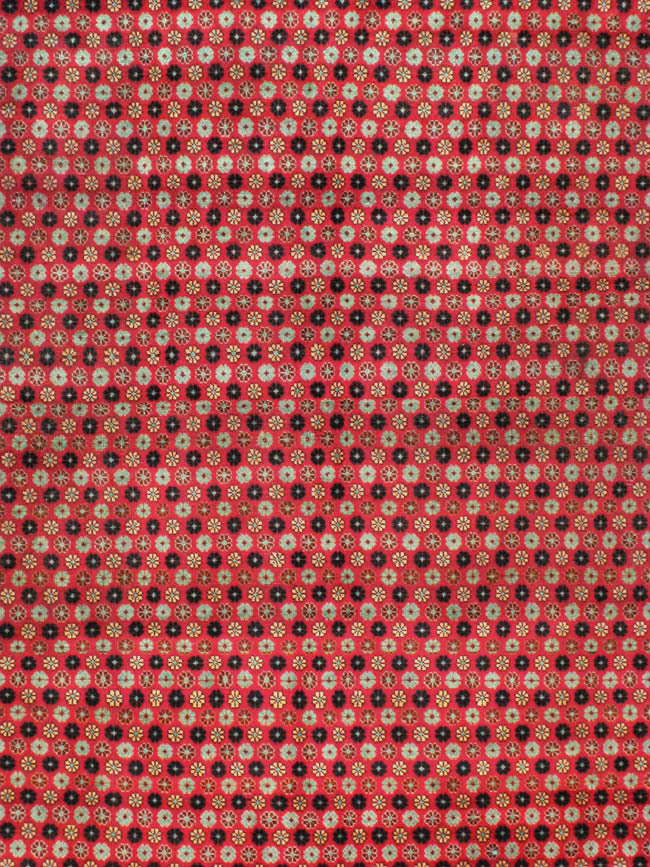 Vintage Persian Kashan Modernist Carpet, No.22916 - Staging